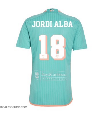 Inter Miami Jordi Alba #18 Terza Maglia 2024-25 Manica Corta